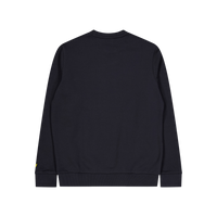 Embroidered Crew Neck Sweatshi X087 Saddle