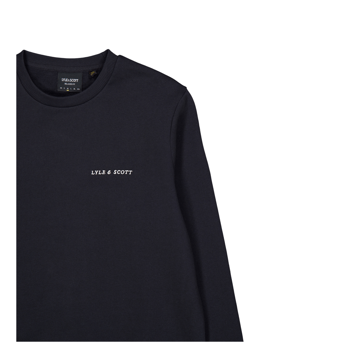Embroidered Crew Neck Sweatshi X087 Saddle