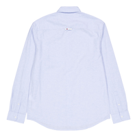 Tjm Reg Linen Blend Shirt Moderate