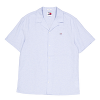 Tjm Linen Blend Camp Shirt Ext Moderate