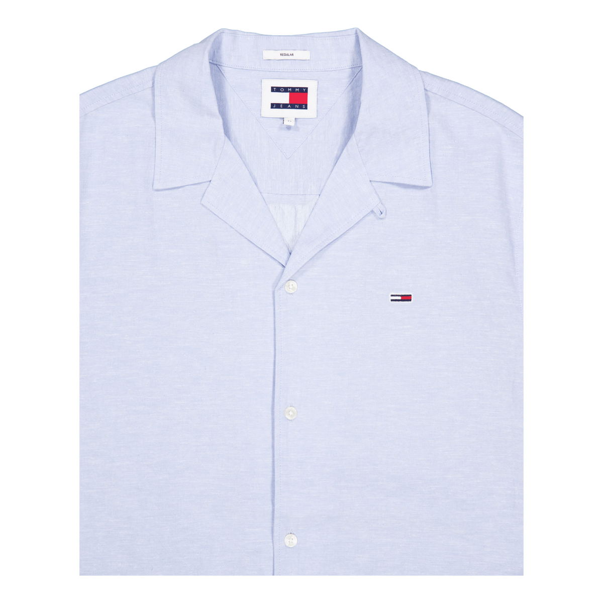 Tjm Linen Blend Camp Shirt Ext Moderate