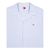 Tjm Linen Blend Camp Shirt Ext Moderate