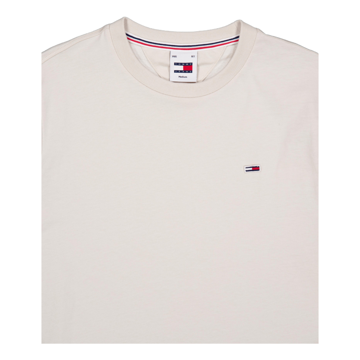 Tjm Slim Jersey C Neck Ext Newsprint