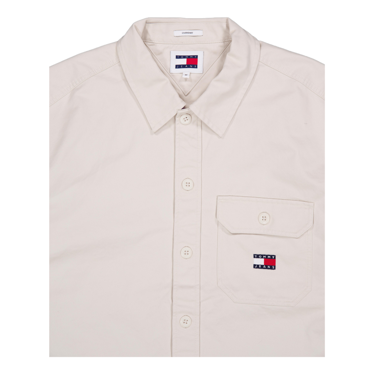 Tjm Essential Solid Ss Overshirt Newsprint