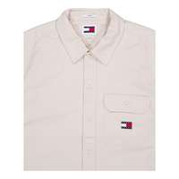 Tjm Essential Solid Ss Overshirt Newsprint
