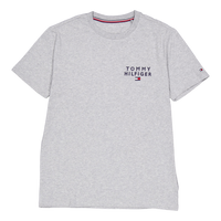 Ss Woven Pj Set Drawstring Diagonal Logo