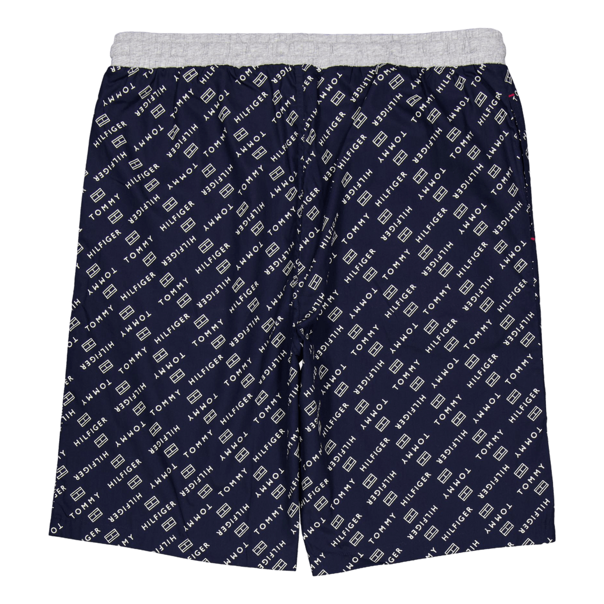 Ss Woven Pj Set Drawstring Diagonal Logo