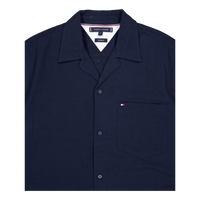 Seersucker Solid Shirt S/s