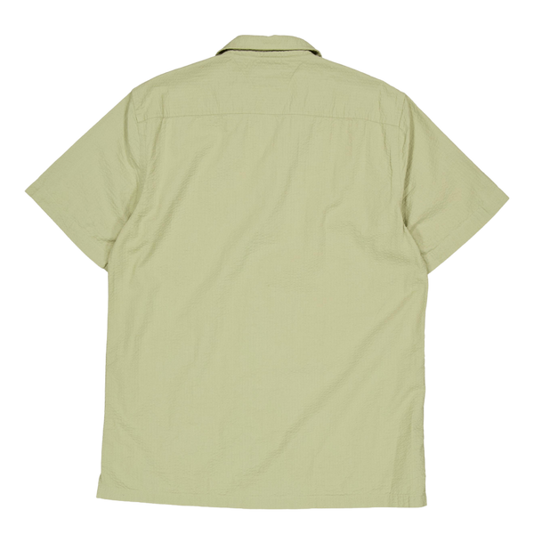 Seersucker Solid Shirt S/s Faded