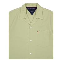 Seersucker Solid Shirt S/s Faded