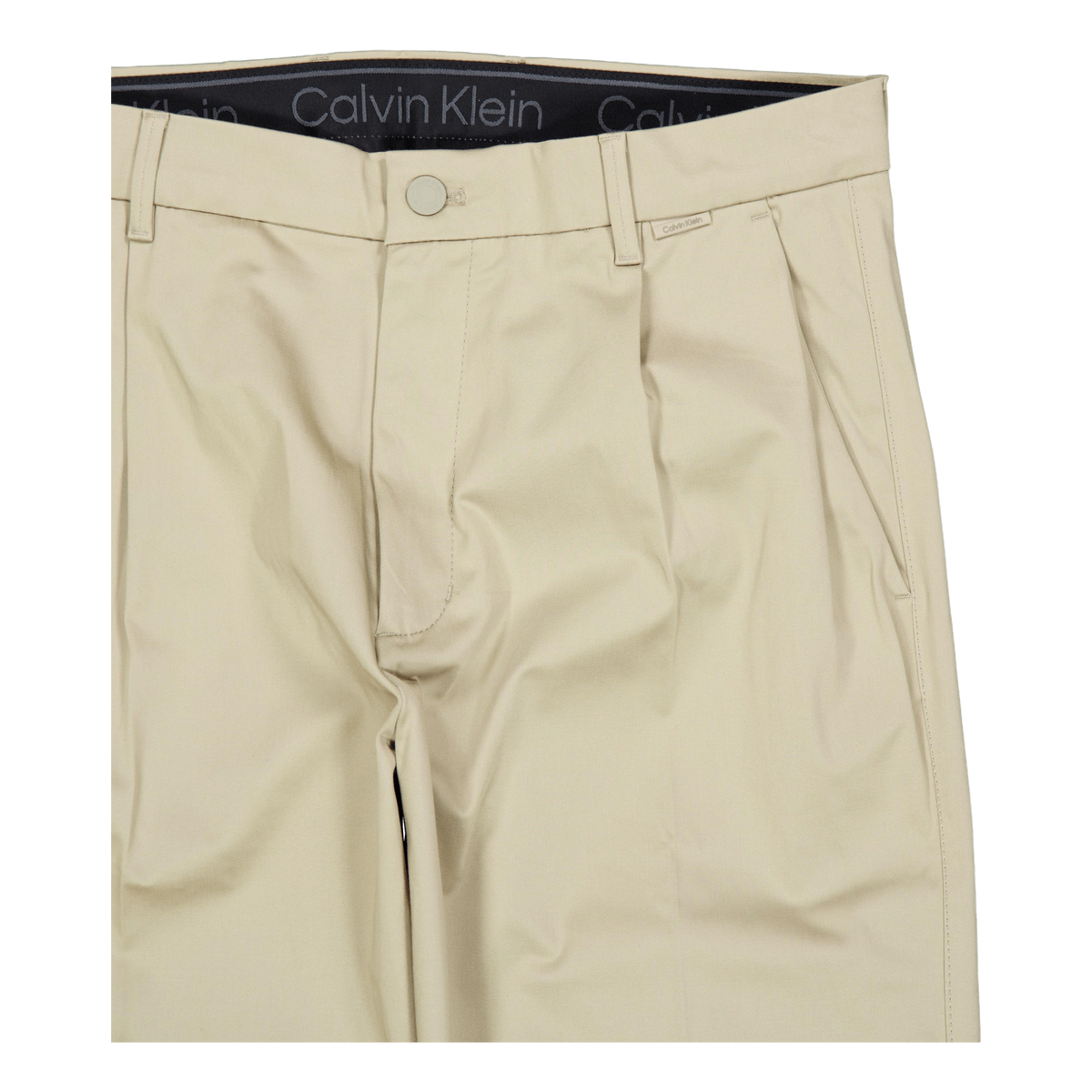 Sateen Stretch Cropped Tapered Fresh Clay
