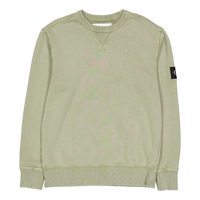 Washed Badge Crew Neck Dark Juniper