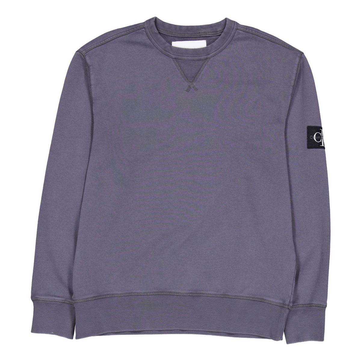 Washed Badge Crew Neck Washed