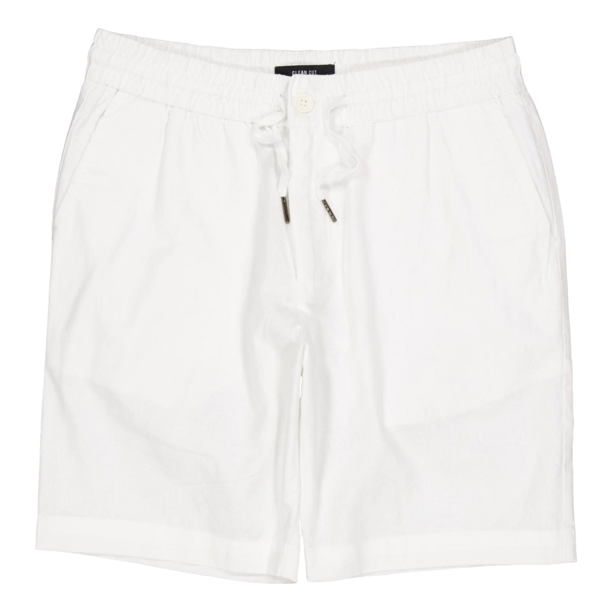 Barcelona Cotton / Linen Short White 02