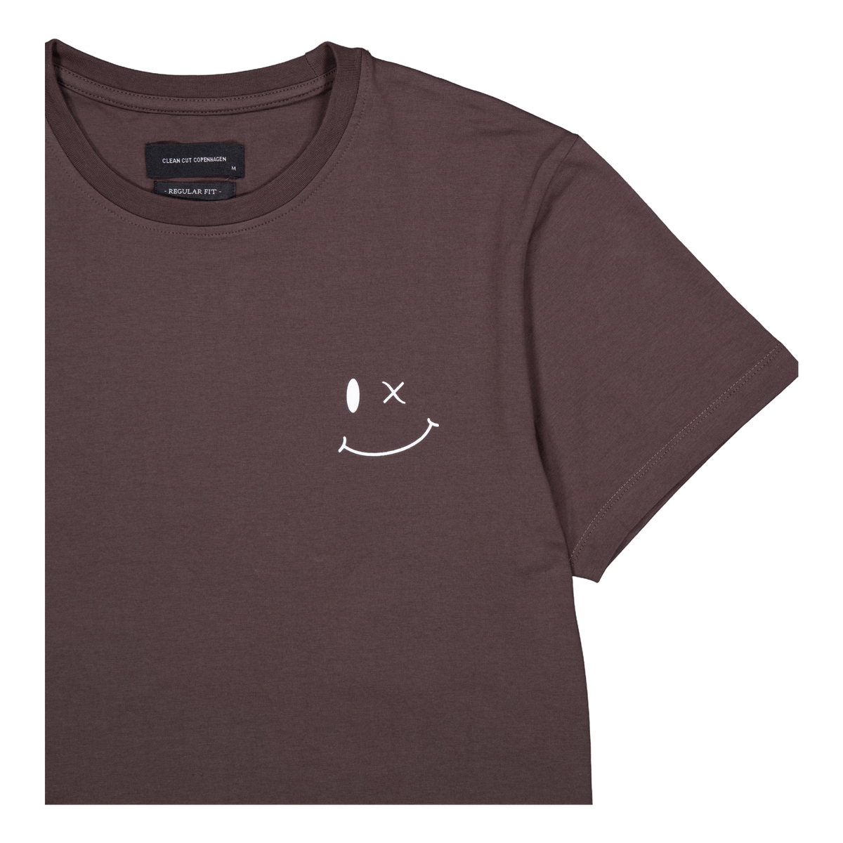 Patrick Organic Tee Dark Brown