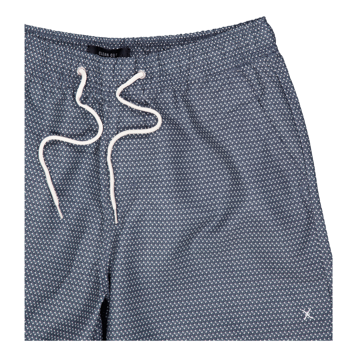 Swim Shorts Dark Navy Zig Zag