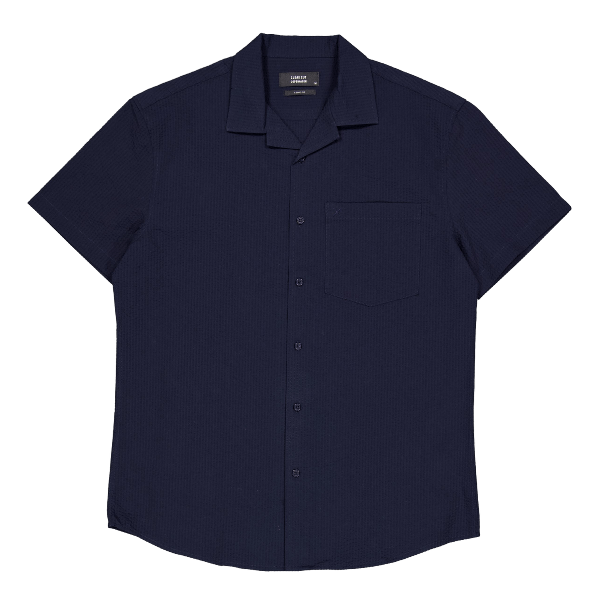 Bowling Julius Seersucker Shirt Navy