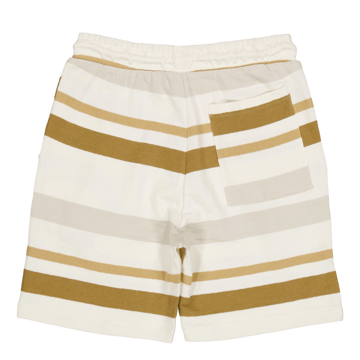 Calton Striped Structured Shor Ecru/khaki Stripe