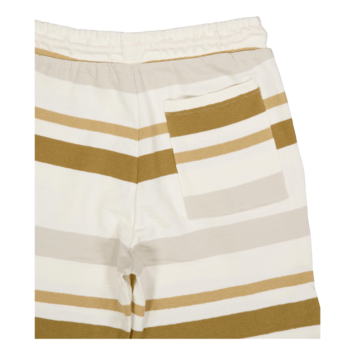 Calton Striped Structured Shor Ecru/khaki Stripe