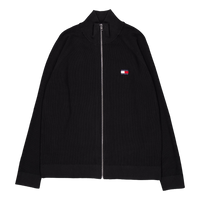 Tjm Reg Ziptru Hi Neck Sweater Bds-black