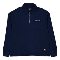 Tjm Rlx  S Classics 1/4 Zip Ex C1g-dark Night Navy
