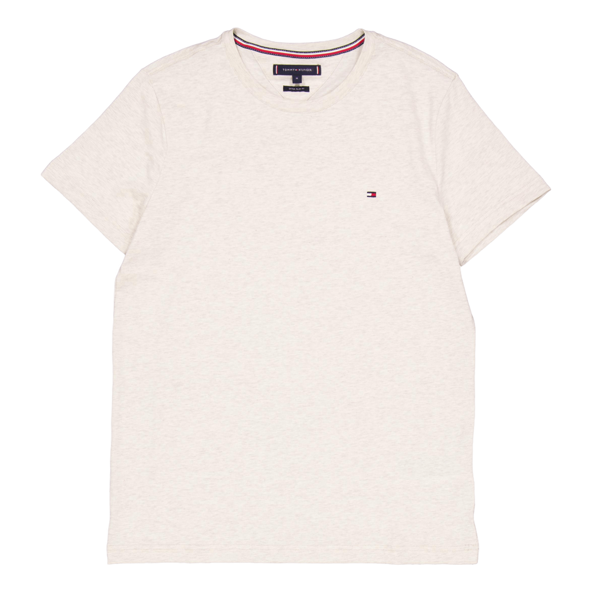 Stretch Slim Fit Tee Hcx-heathered Oatmilk