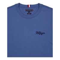 Hilfiger Chainstitch Tee Dbz-aegean Sea