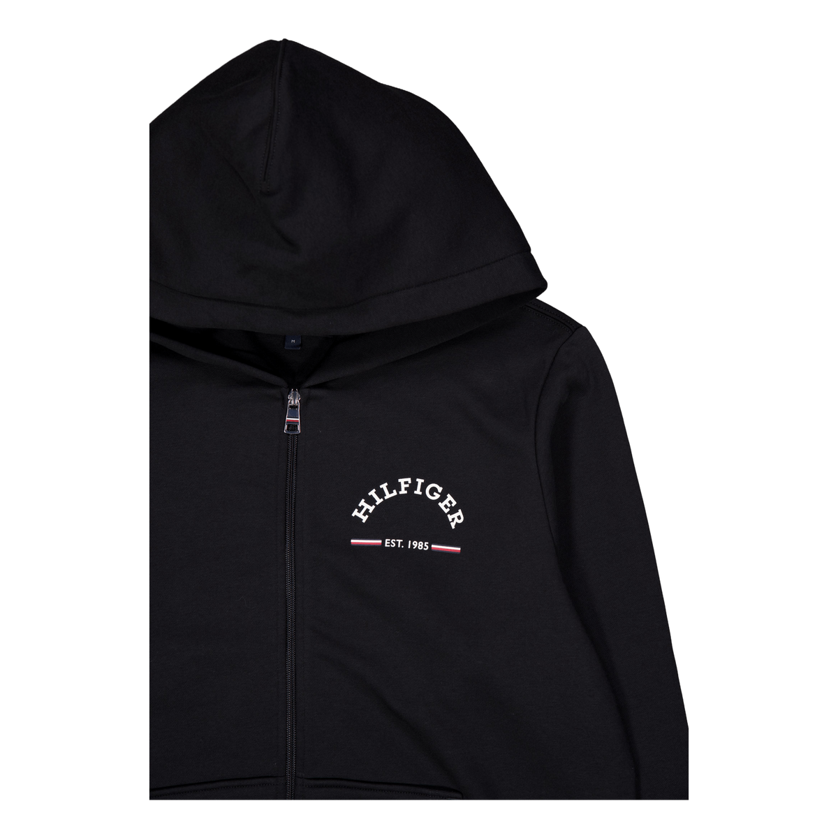 Roundall Hooded Zip Through Bds-black