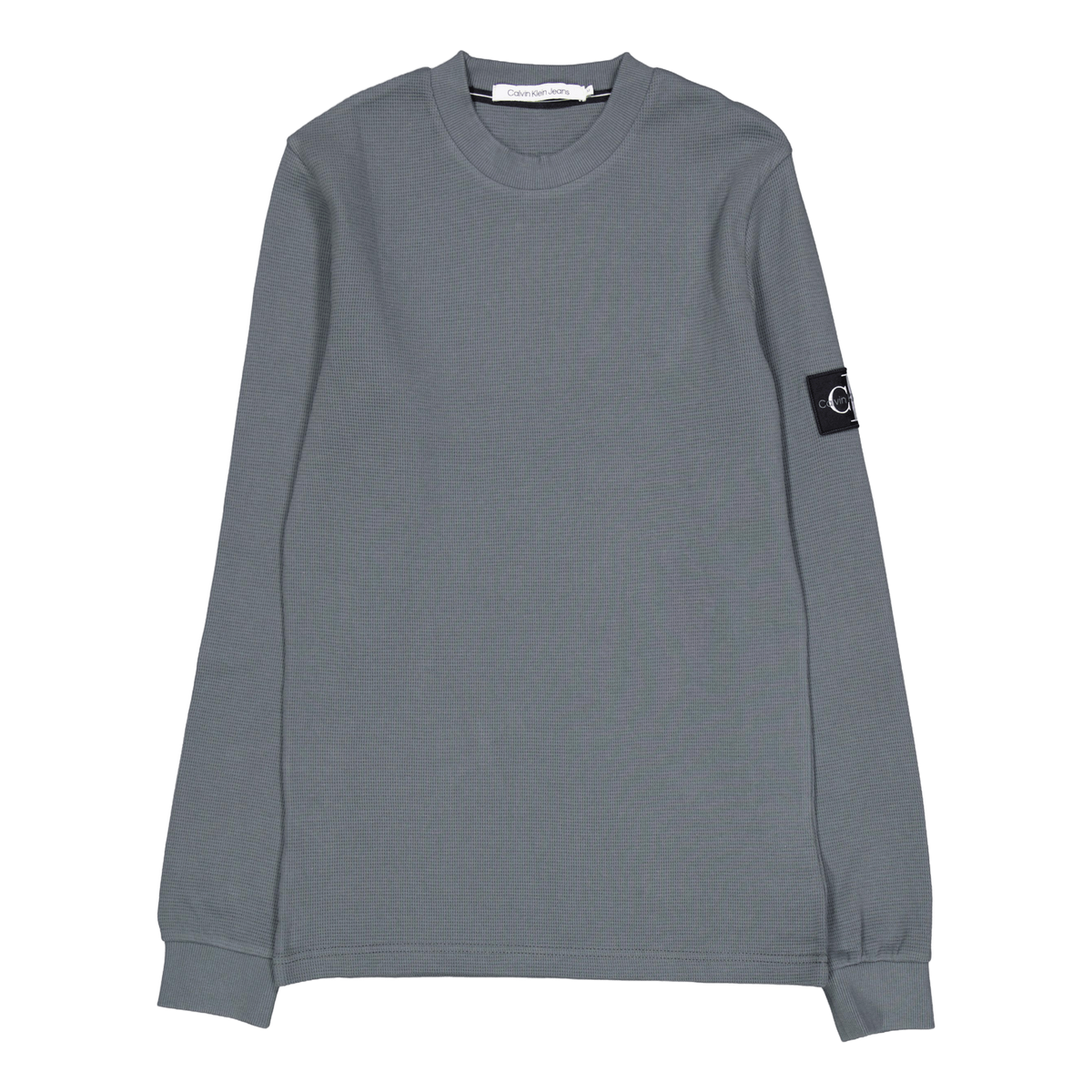 Badge Waffle Ls Tee Psl-endless Grey