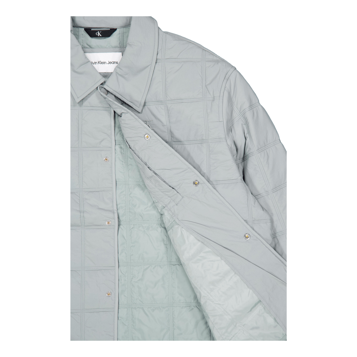Quilted Jacket Pff-slate Gray