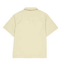 Textured Cotton Ss Shirt Rae-pale Khaki