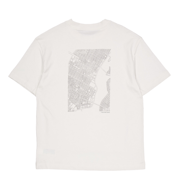City Grid Map Tee Ybi-ivory