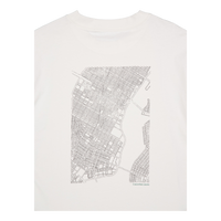 City Grid Map Tee Ybi-ivory