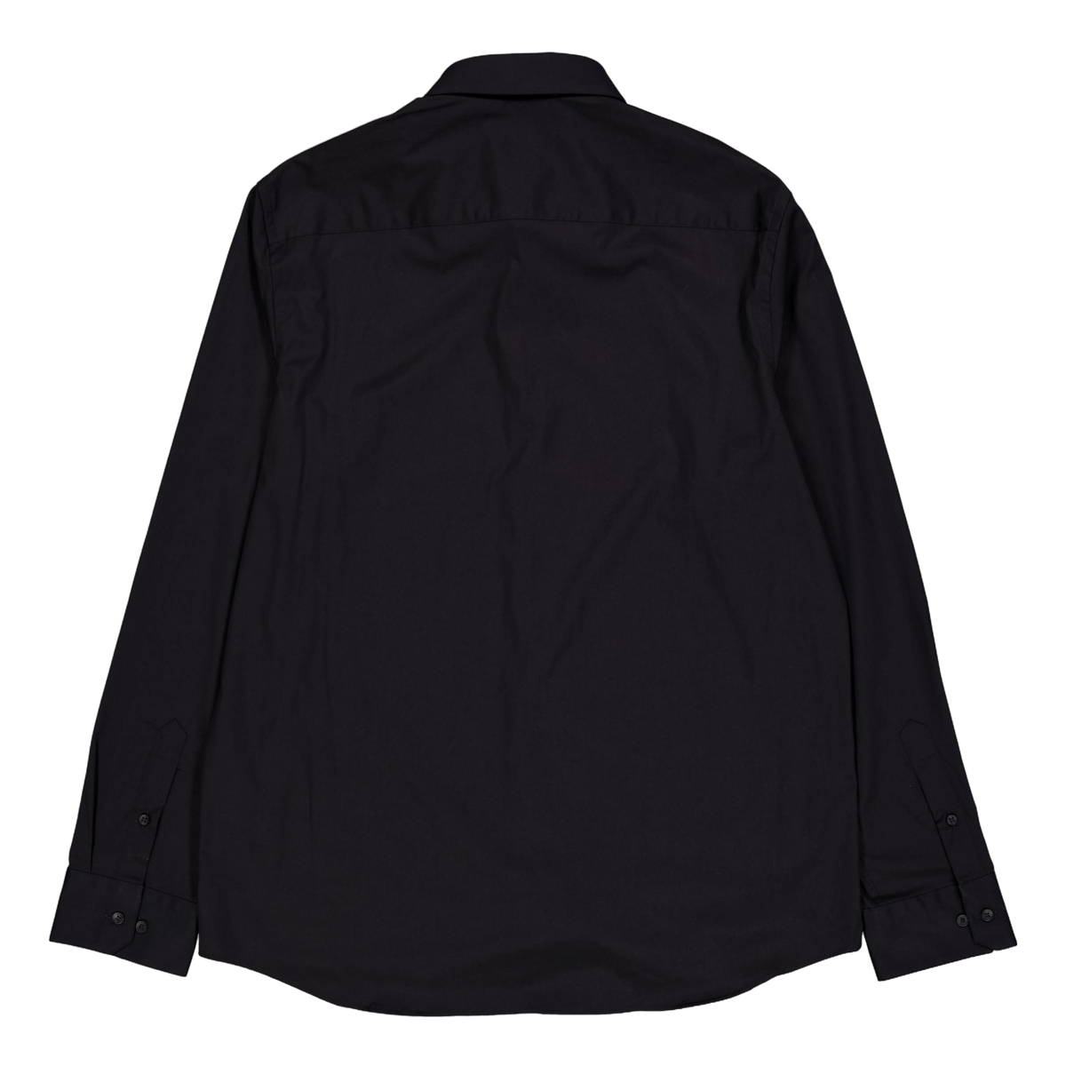 Stretch Poplin Slim Shirt Beh-ck Black
