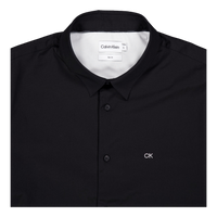 Stretch Poplin Slim Shirt Beh-ck Black