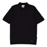 Cotton Silk Polo Shirt Beh-ck Black