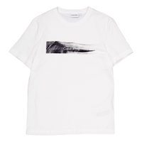 Brush Logo T-shirt Yaf-bright White