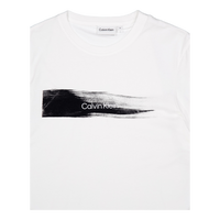 Brush Logo T-shirt Yaf-bright White