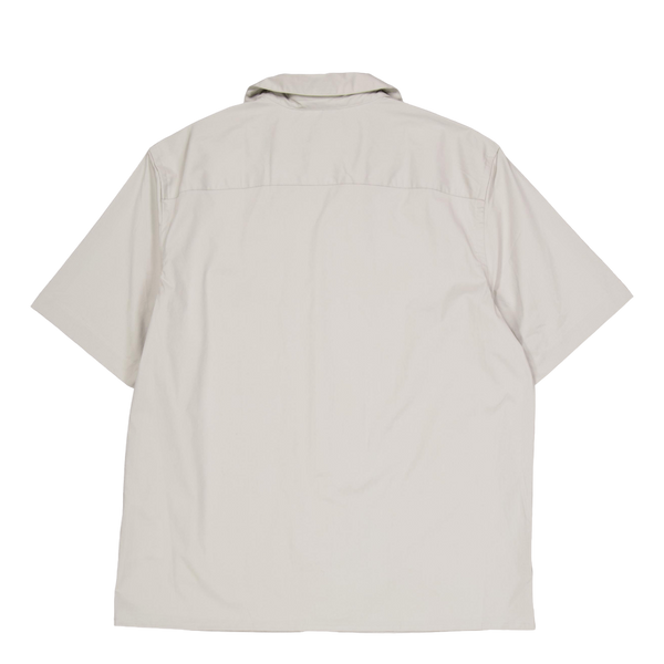 CK Poplin Cuban Collar S/s Shirt -London Fog