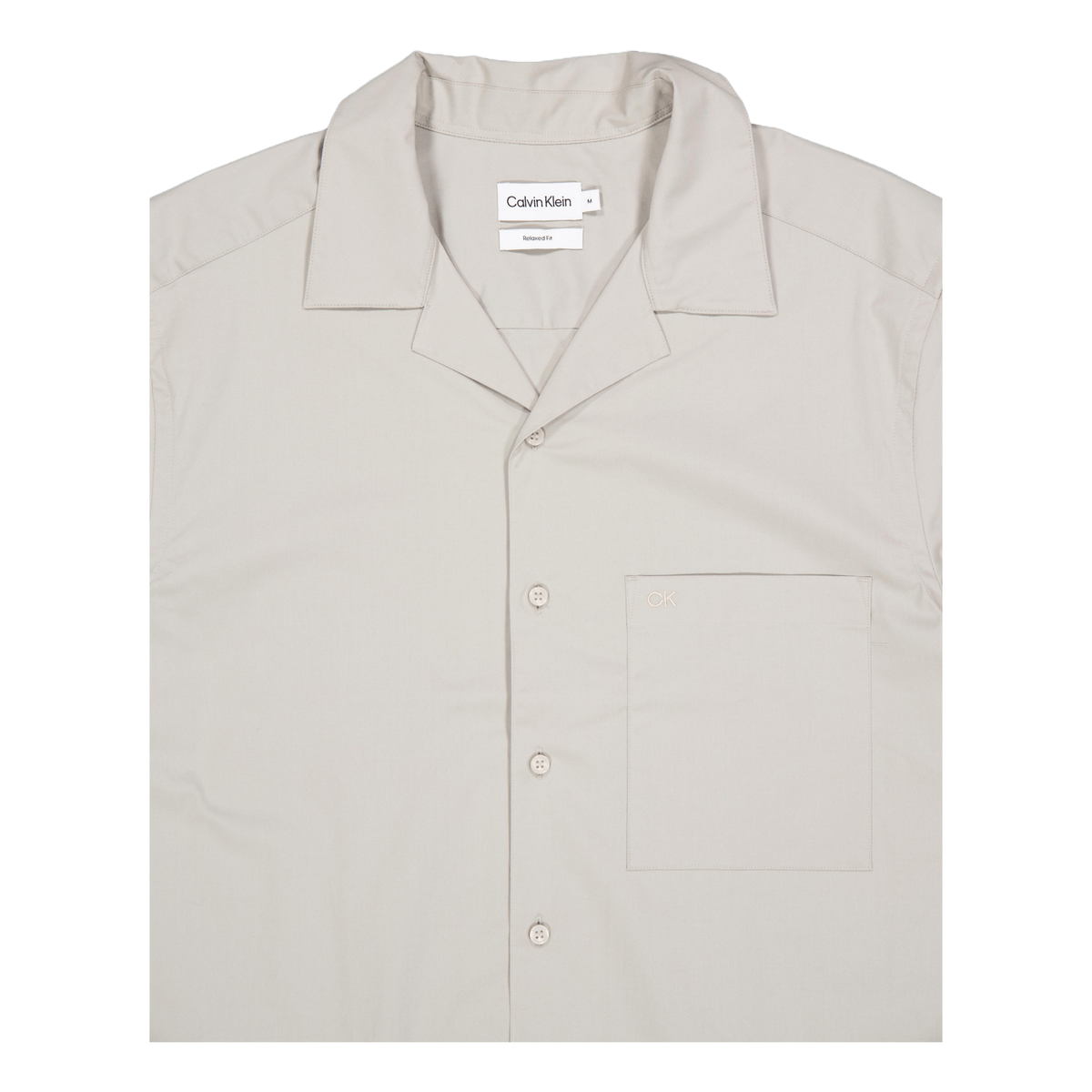 Poplin Cuban Collar S/s Shirt Pc7-london Fog