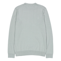Cotton Silk Blend Cn Sweater Pff-slate Gray