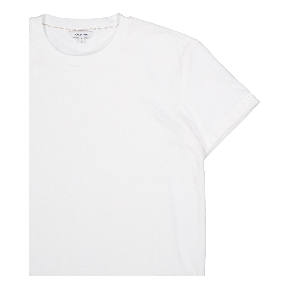 Crew Neck Towelling Tee Ycd-pvh Classic White