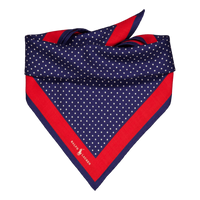 Dot With Border-bandana 22 X 2 Navy