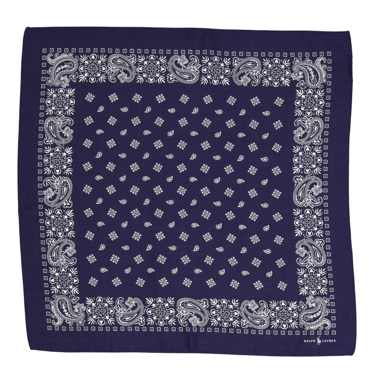 Bandana Print-bandana 22 X 22 Navy