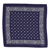 Bandana Print-bandana 22 X 22 Navy