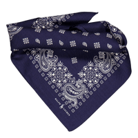 Bandana Print-bandana 22 X 22 Navy