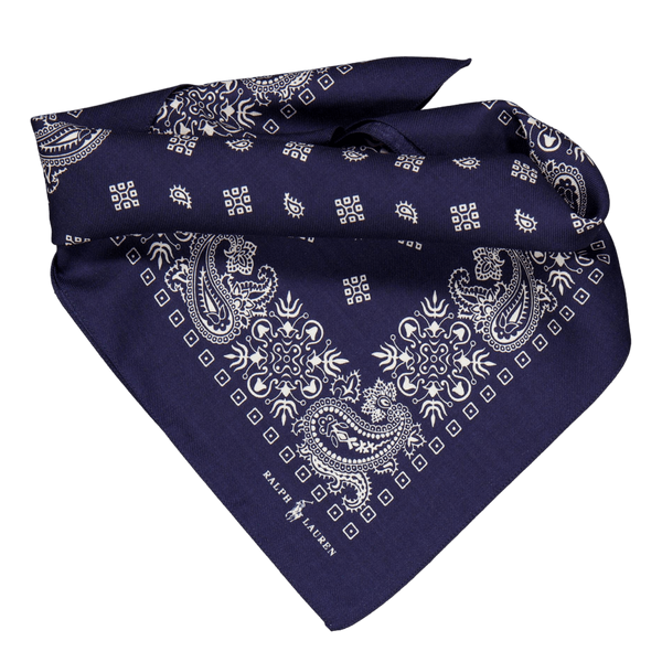 Bandana Print-bandana 22 X 22 Navy