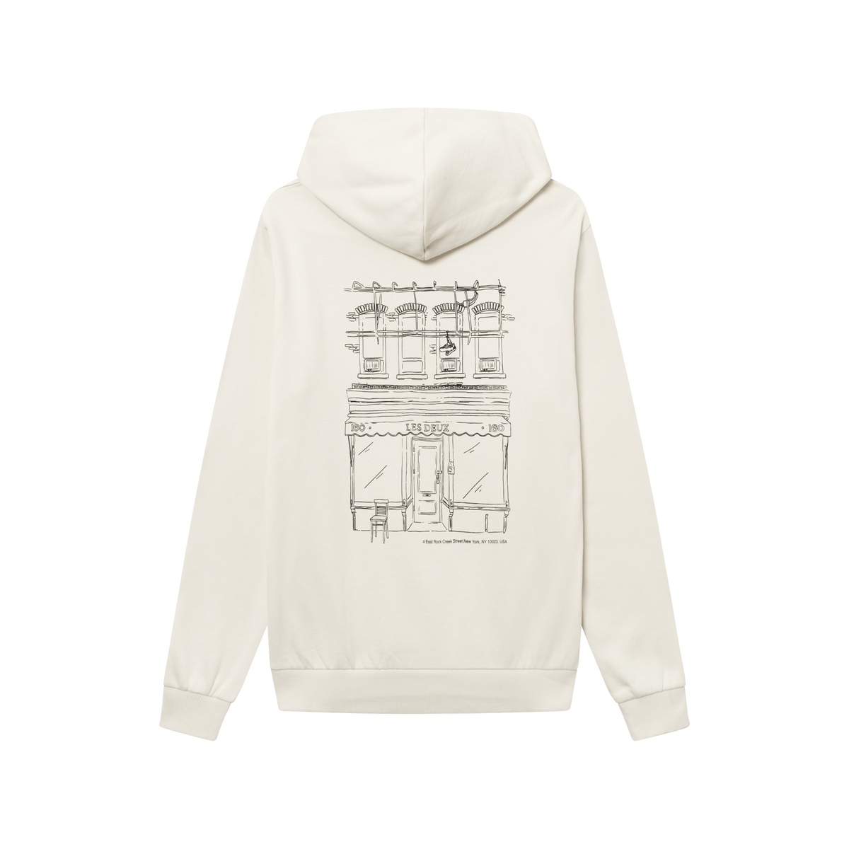 Neighborhood Hoodie Ivory/black