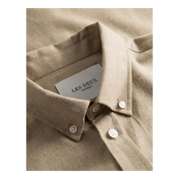 Desert Reg Shirt Dark Sand Melange