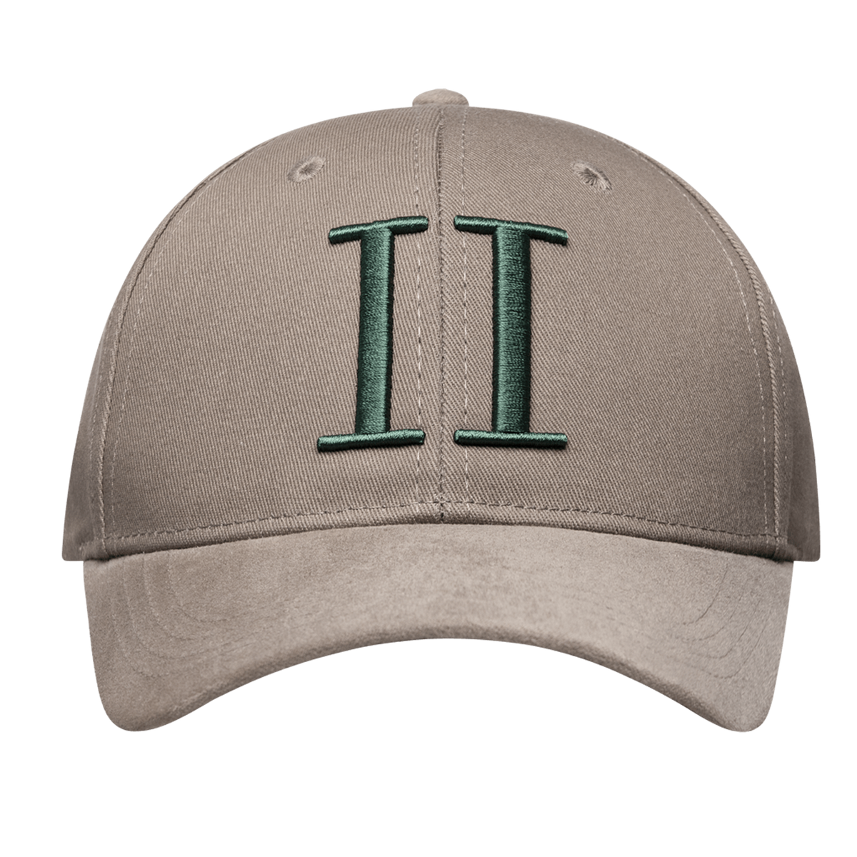 Baseball Cap Suede Ii Desert Taupe/pine Green